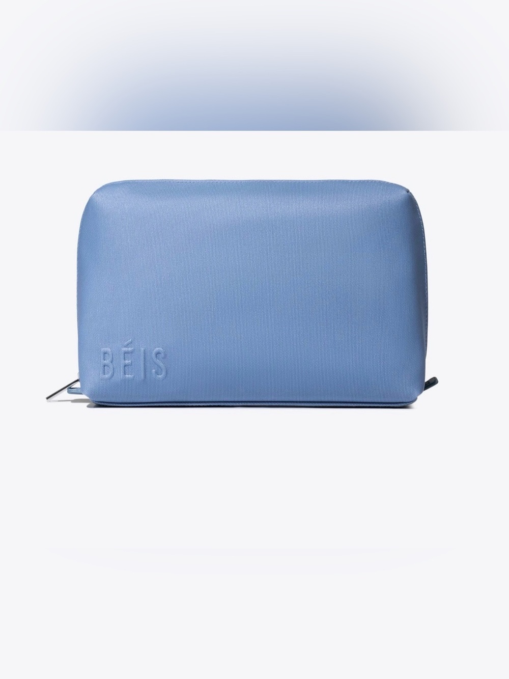 BÉIS the Medium Cosmetic Pouch in Dusty Blue. NWT! Sold out
